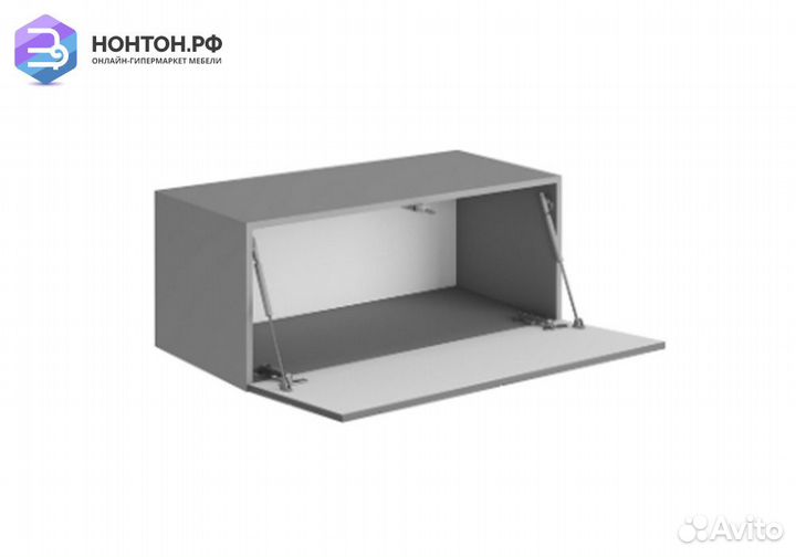 Тумба под тв подвесная Гранж тм-002 серый шифер