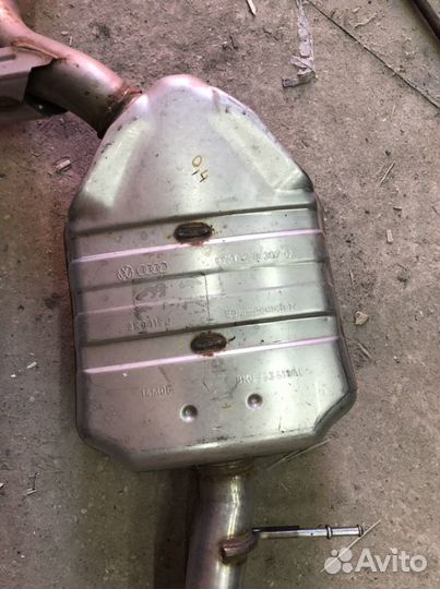 Глушитель Audi A4 B8 A5 8T A6 C7