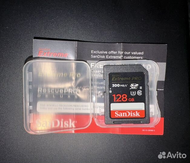 Карта памяти SanDisk Extreme PRO 128 gb 300 MB/s