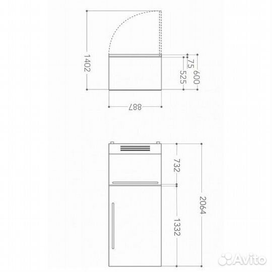 Холодильник kitchenaid kczwx 20900L