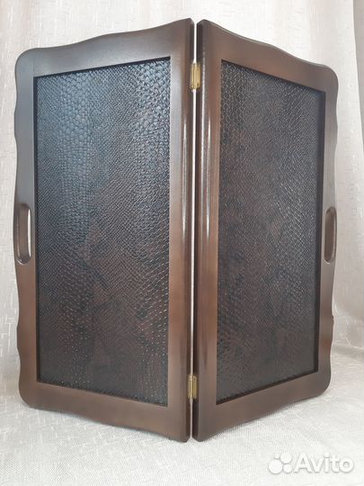 Нарды Кожаные Новые 60х60см с ручкой