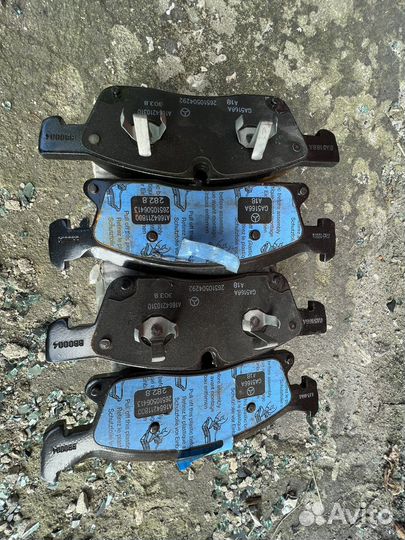 Тормозные колодки передние на mercedes gle 166
