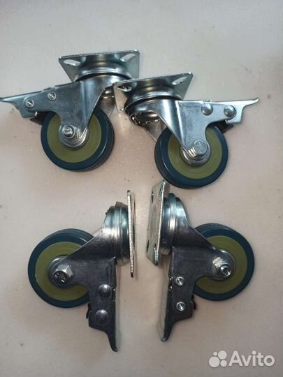 Мебельные колёса larvij с тормозами