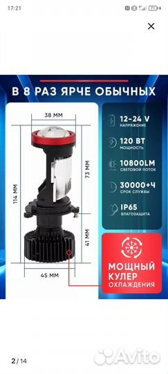 Би лэд линзы