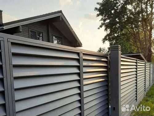 Забор Жалюзи. Производство. Монтаж