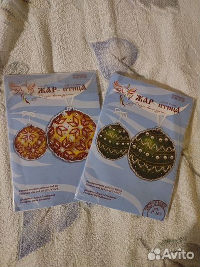 Наборы для вышивания елочной игрушки Жар-птица