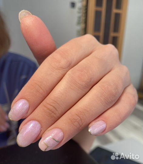 Маникюр наращивание