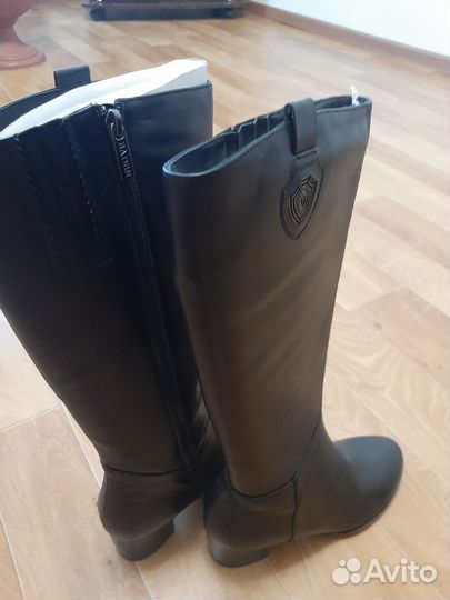 Сапоги женские натуральная кожа новые осенние 37р