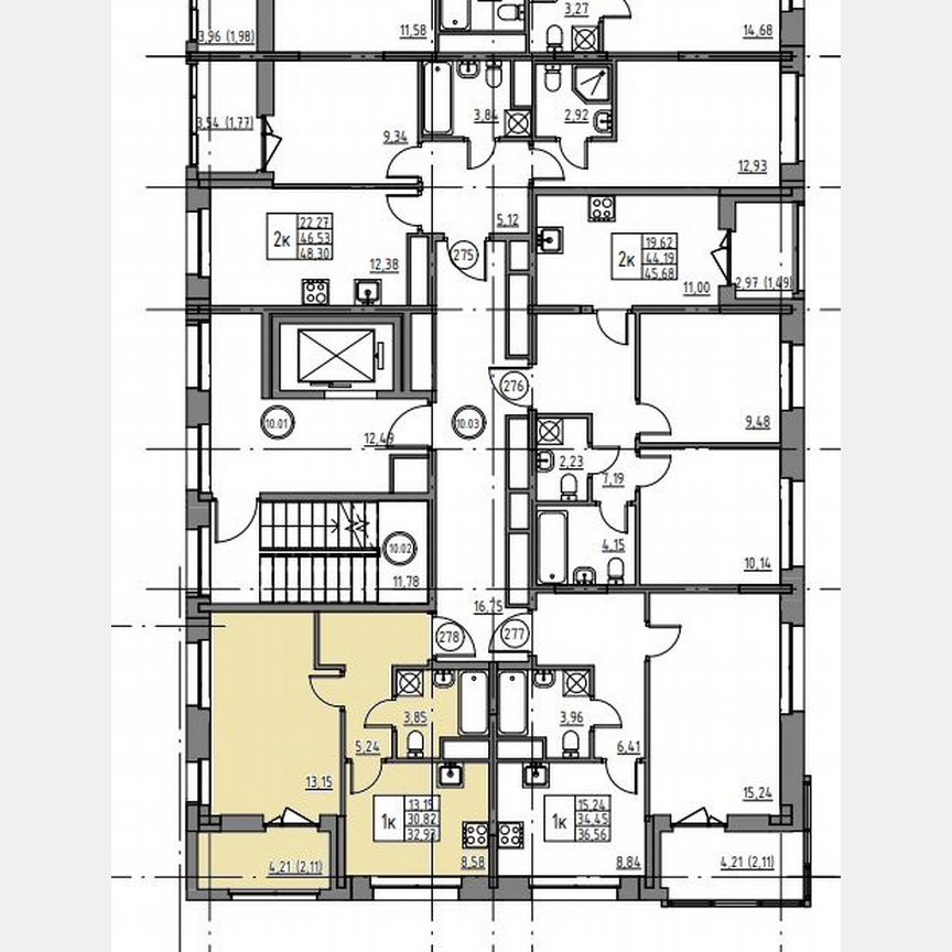 1-к. квартира, 32,9 м², 10/12 эт.