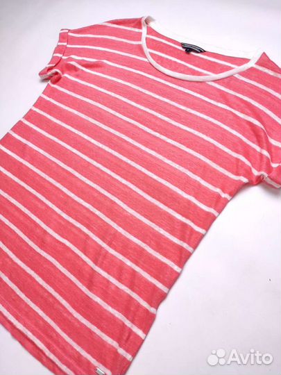 Футболка Tommy hilfiger red-white organic cotton