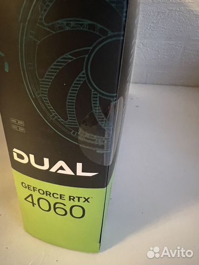 Видеокарта palit GeForce RTX 4060 dual 8G новая