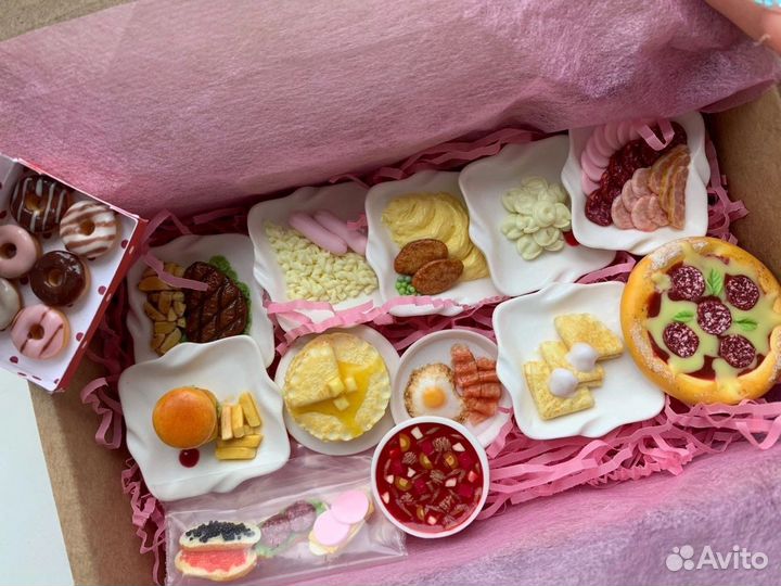 Кукольная еда из полимерной глины