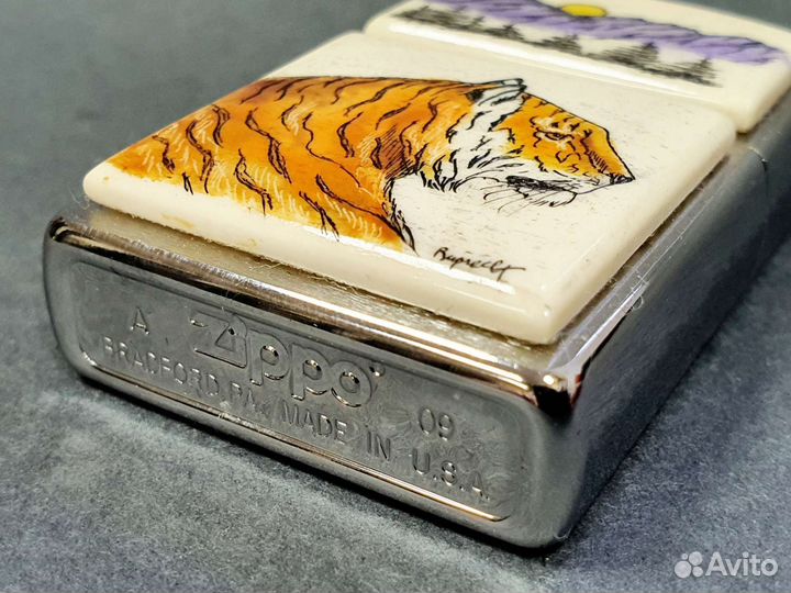 Зажигалка Zippo - Tiger by Donna Ruprecht