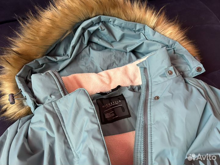 Пуховик зимний для девочки 158