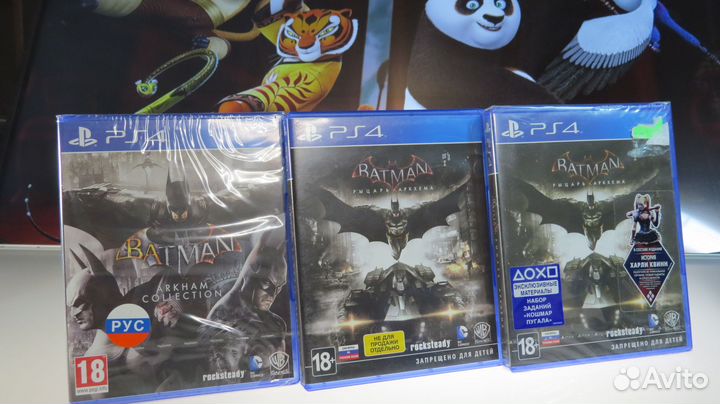 Batman trylogy vs Batman рыцарь аркхема PS4