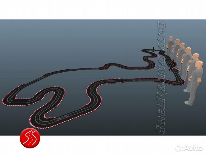 Автотрек Carrera в проекции автодрома Monaco