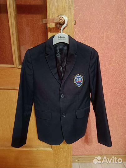 Школьный костюм для мальчика 134 синий