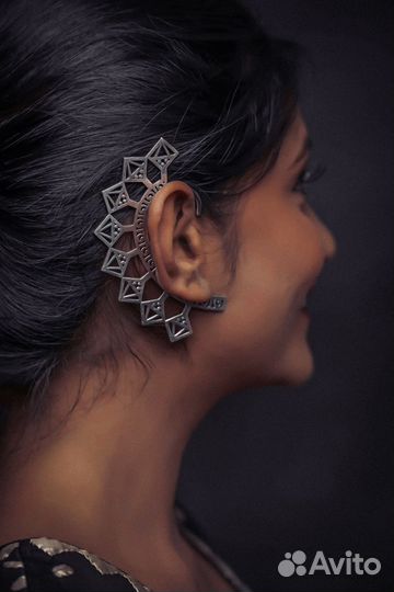 Каффы на ухо эльфийские кольца и кофр браслет