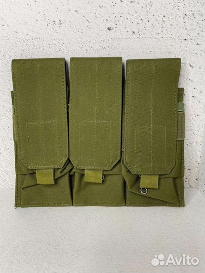 Подсумок под магазины ак тройной