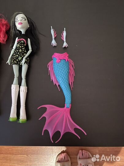 Куклы Монстер Хай лотом с одеждой