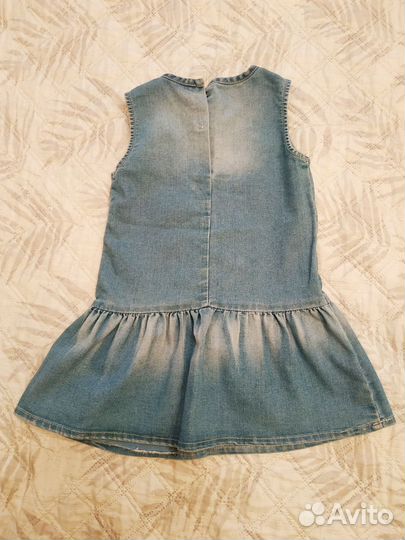 Джинсовое платье для девочки 104
