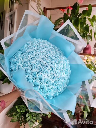 101 роза (цветы из мыла)