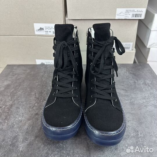 Rick Owens Drkshdw Vegan Ramones black