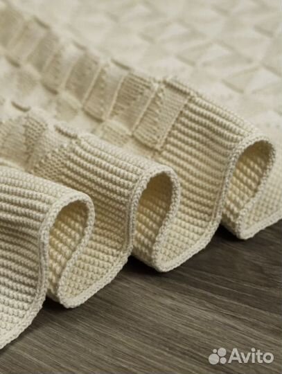 Плед вязаный 110х90