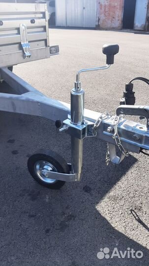 Колесо подкатное для прицепа, в сборе