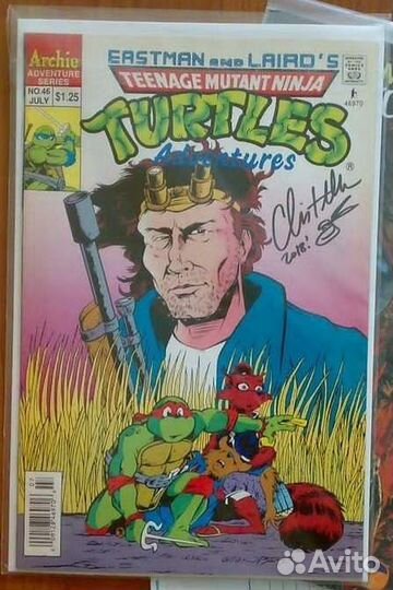 Teenage mutant ninja turtles с автографом