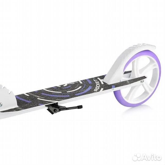 Самокат rocket R0066, 200 мм, сиреневый