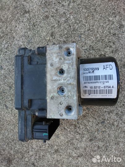 Блок ABS на opel astra.GTC.(2009–2015)