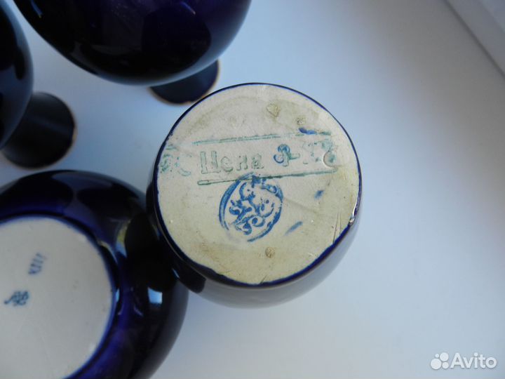 Ваза лфз кобальт