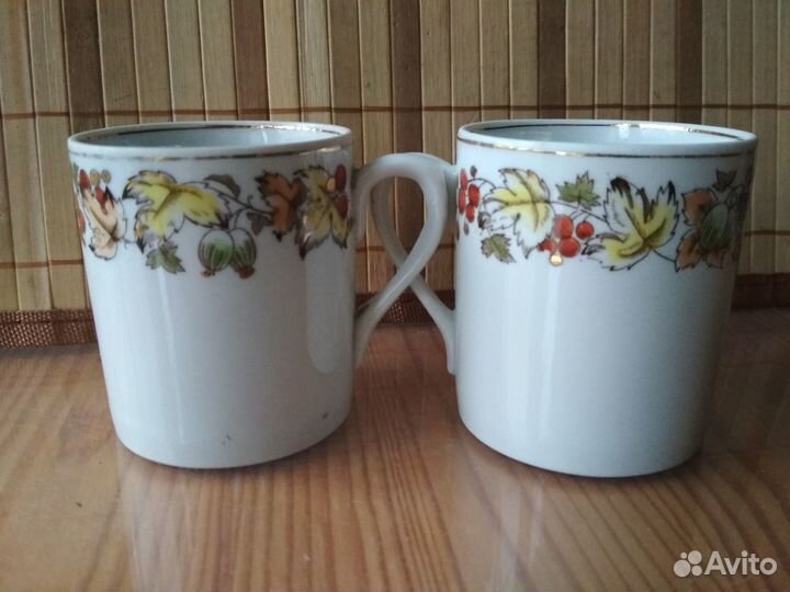 Чашки кофейные Дулево 1957 год