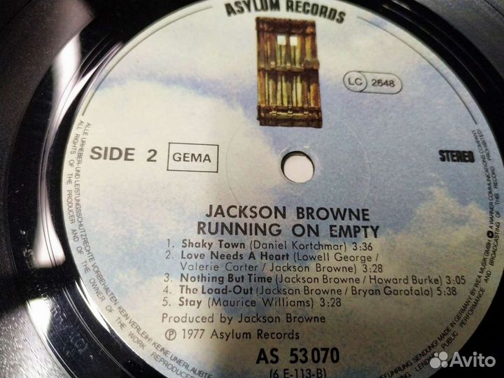 Jackson Browne винил Германия США