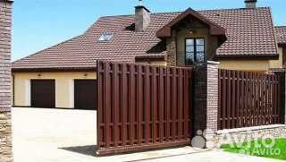 Откатные ворота с установкой