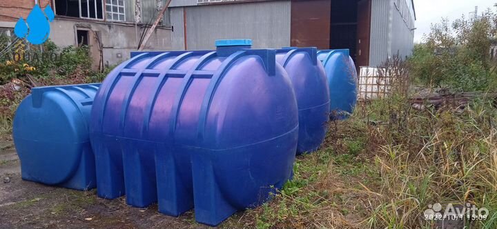 Цистерна 3 тонн Пластмасса Литая гарантия