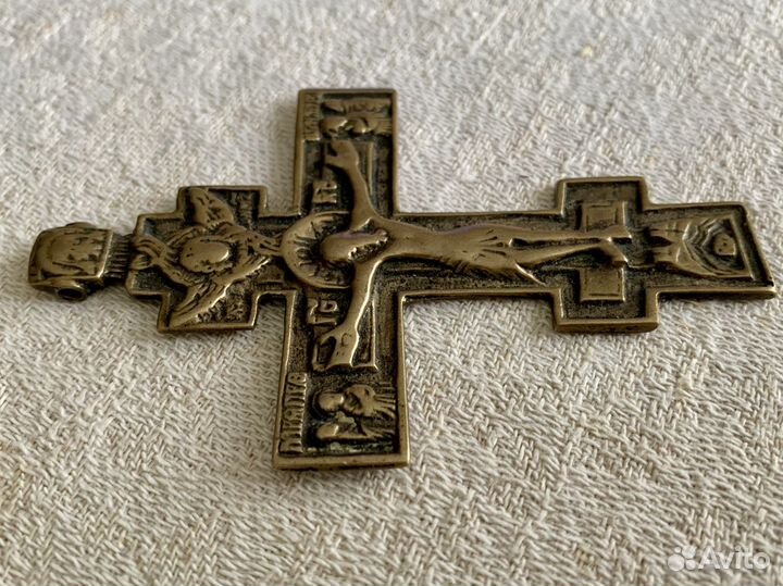 Крест нательный, 18 век, редкий, большой