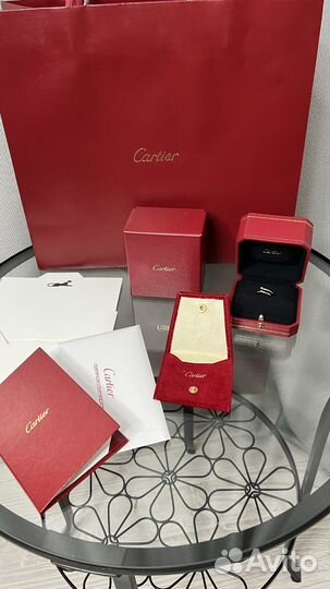 Cartier кольцо в наличии гвоздь оригинал