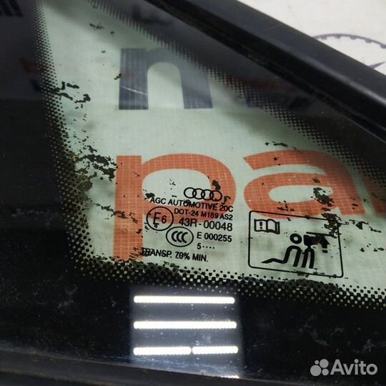 Стекло заднее форточка заднее левое Audi A3 8V