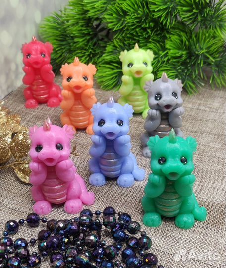 Мыло ручной работы. Дракон 2024 сувенир