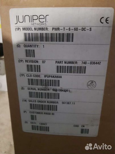 Juniper PWR-T-6-60-DC-S