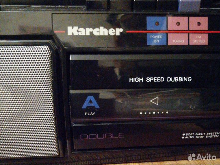 Кассетная магнитола karcher. Кассеты, фм радио