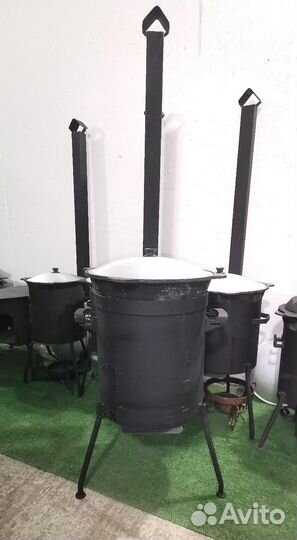 Печь под казан с зольником 2мм усиленная