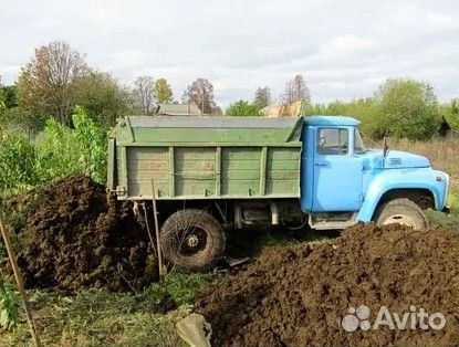 Навоз, перегной, чернозём, песок, щебень