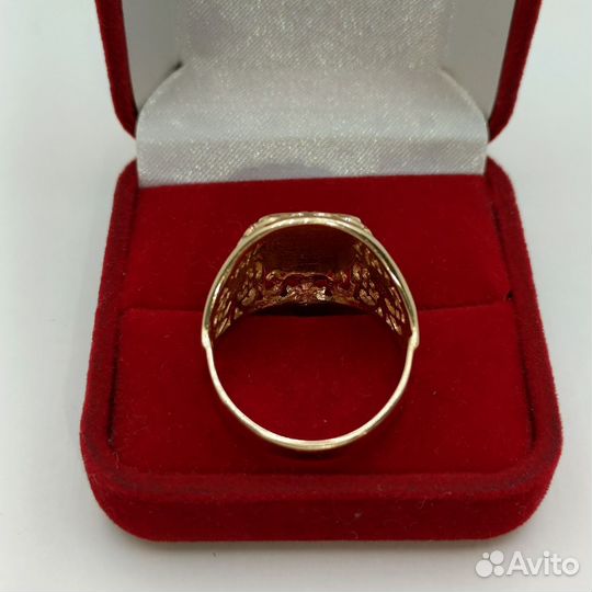 Кт68 Перстень мужской,золото 585 (id 89746)