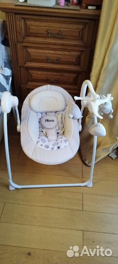 Электро качели Marbella Beige Hippo