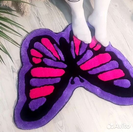 Тафтинговый ковёр Бабочка