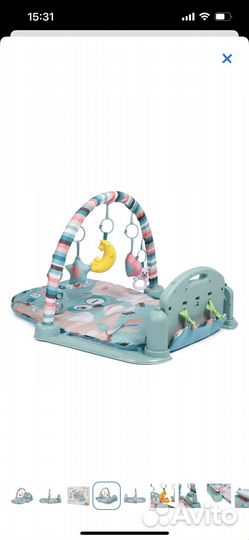 Развивающий коврик новый