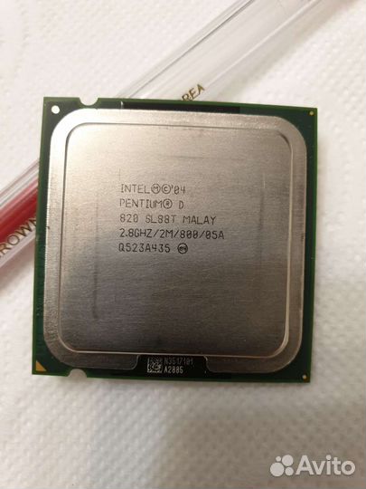 Процессор Intel Pentium D 820, 2.8Ghz, LGA 775